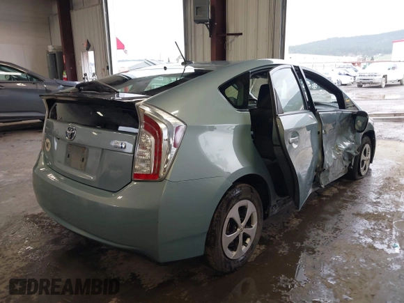 2014 Toyota Prius Four with VIN JTDKN3DU7E1762994, listed as a IAAI auction lot 41914921 with 66,844 mi miles. Bid and sale history available at carsss.com. Image 4.