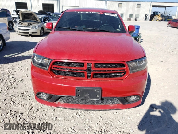 2015 Dodge Durango R/T with VIN 1C4SDJCTXFC236557, listed as a Copart auction lot 41678894 with 109,923 mi miles and Salvage title. Bid and sale history available at DreamBid. Image 5.