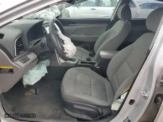 2017 Hyundai Elantra SE with VIN KMHD74LF6HU092333, listed as a Copart auction lot 49990555 with 145,009 mi miles and Salvage Title. Bid and sale history available at carsss.com. Image 7.