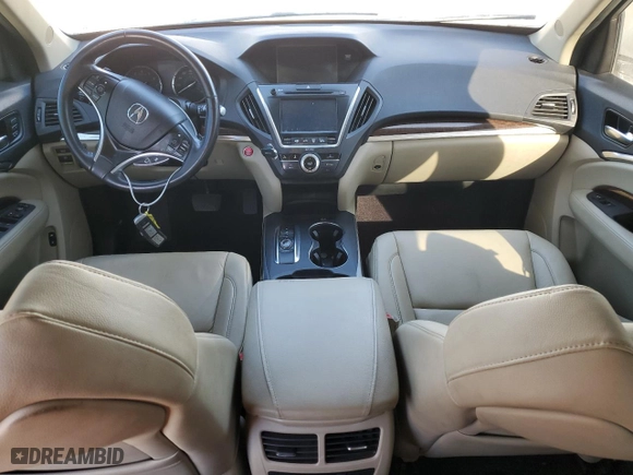 2018 Acura MDX with VIN 5J8YD3H33JL001989, listed as a Copart auction lot 89313855 with 94,675 mi miles and Salvage Title. Bid and sale history available at carsss.com. Image 8.