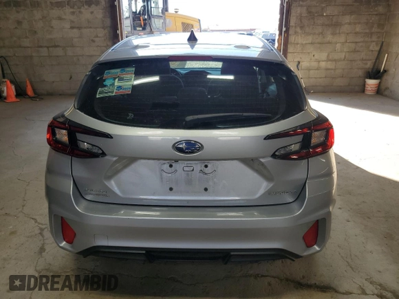 2024 Subaru Impreza with VIN JF1GUABC0R8285271, listed as a Copart auction lot 77423134 with 10,700 mi miles and Salvage Title. Bid and sale history available at carsss.com. Image 6.
