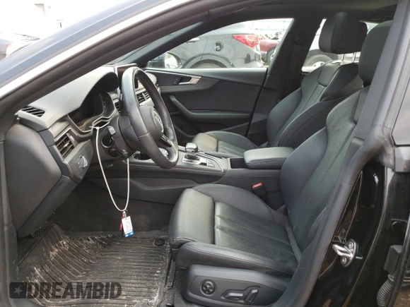 2018 Audi A5 Sportback Premium Plus with VIN WAUENCF57JA127882, listed as a Copart auction lot 55028903 with 52,932 mi miles. Bid and sale history available at carsss.com. Image 7.