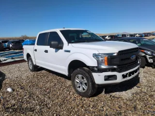 2018 Ford F-150 XL with VIN 1FTEW1CP8JKD57127, listed as a Copart auction lot 46655415 with 107,406 mi miles and Salvage Title. Bid and sale history available at carsss.com. Image 4.