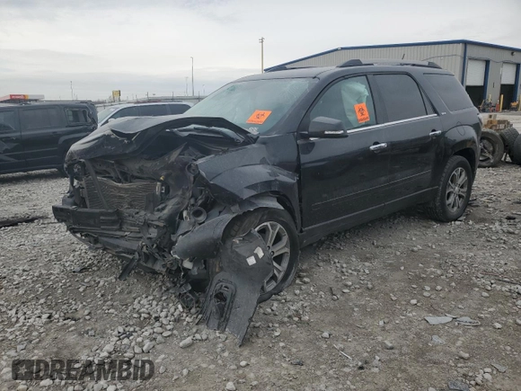 2014 GMC Acadia SLT with VIN 1GKKVRKD9EJ370173, listed as a Copart auction lot 50146945 with Not Provided miles and Salvage Title. Bid and sale history available at DreamBid. Image 1.