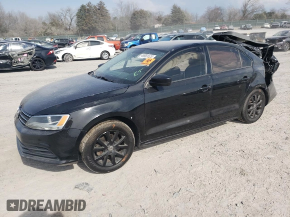 2016 Volkswagen Jetta Sedan 1.4T SE with VIN 3VWD67AJ3GM235545, listed as a Copart auction lot 48983525 with 151,455 mi miles and Salvage Title. Bid and sale history available at carsss.com. Image 1.