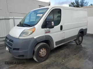 2016 Ram ProMaster Cargo with VIN 3C6TRVNG8GE125889, listed as a Copart auction lot 80901054 with 121,222 mi miles and Clean Title. Bid and sale history available at DreamBid. Image 1.