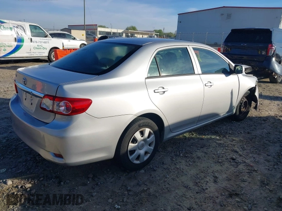2012 Toyota Corolla L with VIN 2T1BU4EEXCC862368, listed as a IAAI auction lot 41829011 with 195,056 mi miles. Bid and sale history available at carsss.com. Image 4.