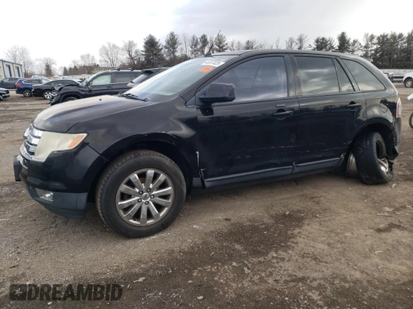 2007 Ford Edge SEL PLUS with VIN 2FMDK39C27BB38377, listed as a Copart auction lot 46267425 with 166,696 mi miles and Salvage Title. Bid and sale history available at carsss.com. Image 1.