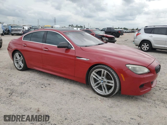 2013 BMW 6 Series 650i with VIN WBA6B2C57DD128433, listed as a Copart auction lot 54832405 with 96,340 mi miles and Clean Title. Bid and sale history available at carsss.com. Image 4.
