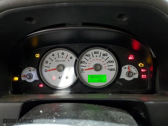 2007 Ford Escape XLS with VIN 1FMYU02Z97KB27598, listed as a Copart auction lot 46576825 with 118,021 mi miles and Salvage Title. Bid and sale history available at carsss.com. Image 9.