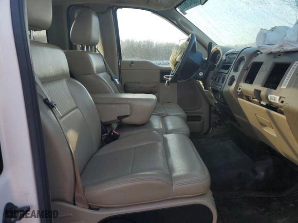2008 Ford F-150 XL with VIN 1FTRF12WX8KD35022, listed as a Copart auction lot 50843605 with 0 mi miles and Salvage Title. Bid and sale history available at carsss.com. Image 10.