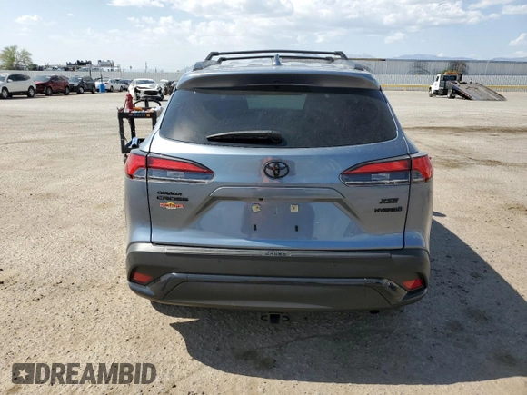 2024 Toyota Corolla Cross Hybrid S with VIN 7MUFBABG3RV033207, listed as a Copart auction lot 63455855 with 24,517 mi miles and Salvage title. Bid and sale history available at DreamBid. Image 6.