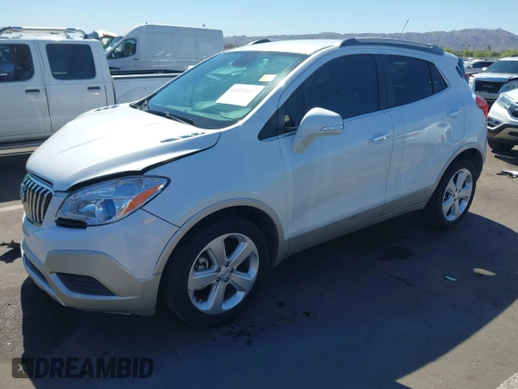 2015 Buick Encore with VIN KL4CJASBXFB200731, listed as a IAAI auction lot 42159167 with 53,205 mi miles. Bid and sale history available at carsss.com. Image 17.