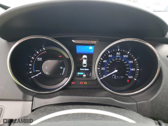 2013 Hyundai Sonata Hybrid Limited with VIN KMHEC4A43DA074658, listed as a Copart auction lot 48430575 with 116,717 mi miles and Salvage Title. Bid and sale history available at carsss.com. Image 9.