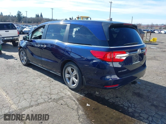 2019 Honda Odyssey EX-L z VIN 5FNRL6H70KB113499, wystawiony jako IAAI lot #41681215 z przebiegiem Nie podano mil oraz . Historia ofert i sprzedaży dostępna na DreamBid. Obrazek 3.