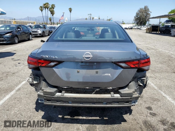 2024 Nissan Sentra S with VIN 3N1AB8BV1RY289613, listed as a Copart auction lot 59392035 with 20,298 mi miles and Salvage title. Bid and sale history available at DreamBid. Image 6.