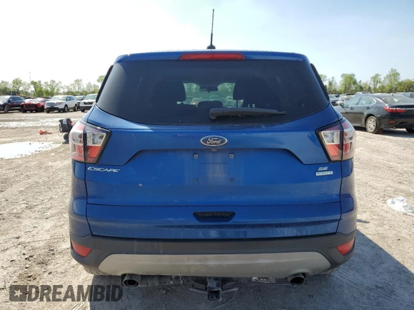 2017 Ford Escape SE with VIN 1FMCU0GD7HUE53980, listed as a Copart auction lot 50072095 with 112,891 mi miles and Salvage Title. Bid and sale history available at carsss.com. Image 6.