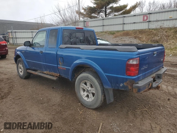 2002 Ford Ranger XL Fleet with VIN 1FTZR45E52TA26961, listed as a Copart auction lot 52254145 with 126,893 mi miles and Clean title. Bid and sale history available at DreamBid. Image 2.