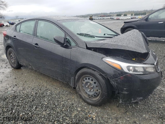 2017 Kia Forte LX with VIN 3KPFK4A71HE082735, listed as a Copart auction lot 52148795 with 0 mi miles and Salvage Title. Bid and sale history available at carsss.com. Image 4.