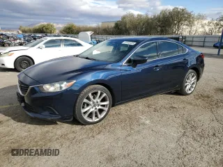 2016 Mazda Mazda6 i Touring with VIN JM1GJ1V52G1461081, listed as a Copart auction lot 49100405 with 111,060 mi miles and Salvage Title. Bid and sale history available at carsss.com. Image 1.