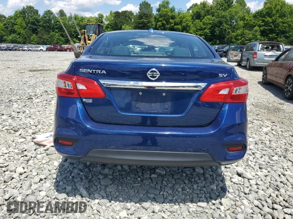 2019 Nissan Sentra SV with VIN 3N1AB7AP6KY449651, listed as a Copart auction lot 56881514 with Not Provided miles and Salvage Title. Bid and sale history available at carsss.com. Image 6.