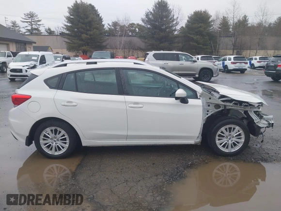 2018 Subaru Impreza Premium with VIN 4S3GTAB61J3729332, listed as a IAAI auction lot 41696550 with 85,035 mi miles. Bid and sale history available at carsss.com. Image 14.