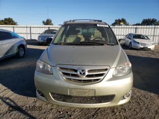 2004 Mazda MPV ES with VIN JM3LW28J840505124, listed as a Copart auction lot 78191914 with 186,992 mi miles and Salvage Title. Bid and sale history available at carsss.com. Image 5.