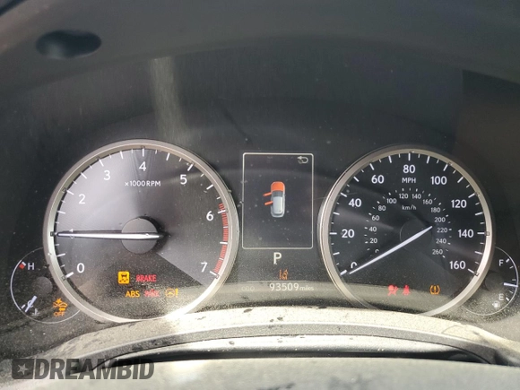 2019 Lexus NX with VIN JTJYARBZ3K2125126, listed as a Copart auction lot 45105175 with 93,509 mi miles and Salvage Title. Bid and sale history available at carsss.com. Image 9.