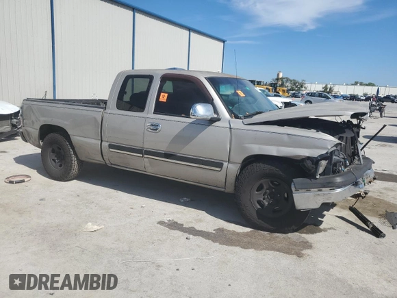 2004 Chevrolet Silverado 1500 Work Truck with VIN 1GCEC19V54E395559, listed as a Copart auction lot 48178315 with 0 mi miles and Salvage Title. Bid and sale history available at carsss.com. Image 4.