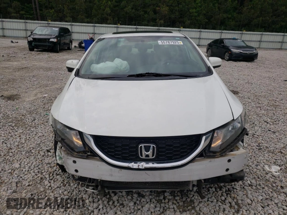 2015 Honda Civic EX z VIN 19XFB2F80FE104064, wystawiony jako Copart lot #55787925 z przebiegiem 46 166 mil mil oraz Szkoda całkowita • Salvage title. Historia ofert i sprzedaży dostępna na DreamBid. Obrazek 5.