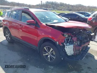 2017 Toyota RAV4 XLE with VIN JTMWFREV6HJ113376, listed as a IAAI auction lot 41844823 with 53,752 mi miles. Bid and sale history available at carsss.com. Image 1.