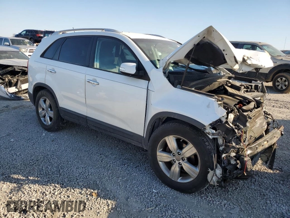 2013 Kia Sorento EX with VIN 5XYKUCA66DG385064, listed as a Copart auction lot 46798695 with 0 mi miles and Salvage Title. Bid and sale history available at carsss.com. Image 4.