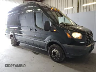2017 Ford Transit with VIN 1FTRS4XG3HKA16236, listed as a Copart auction lot 46588335 with 156,290 mi miles and Clean Title. Bid and sale history available at carsss.com. Image 4.