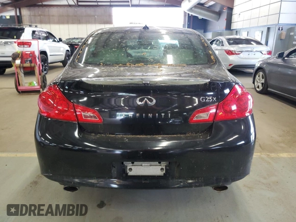 2011 Infiniti G25 x с VIN JN1DV6ARXBM650178, выставлен на аукционе Copart как лот 60138465 с пробегом 237 303 миль миль и Списание • Salvage title. История ставок и продаж доступна на DreamBid. Изображение 6.