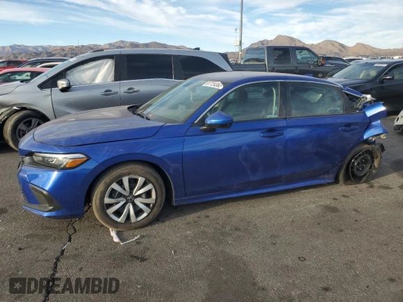 2023 Honda Civic Sedan LX with VIN 2HGFE2F27PH565711, listed as a Copart auction lot 87724365 with Not Provided miles and Salvage Title. Bid and sale history available at carsss.com. Image 1.