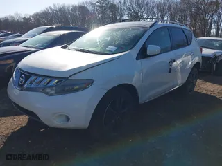 2009 Nissan Murano SL with VIN JN8AZ18W59W116009, listed as a IAAI auction lot 41831894 with 999,999 mi miles. Bid and sale history available at carsss.com. Image 2.