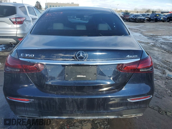 2023 Mercedes-Benz E 350 with VIN W1KZF8EBXPB189503, listed as a Copart auction lot 42394345 with 16,965 mi miles and Salvage Title. Bid and sale history available at DreamBid. Image 6.