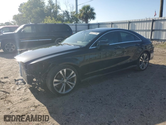 2016 Mercedes-Benz CLS with VIN WDDLJ6FB1GA182243, listed as a Copart auction lot 61377734 with 93,416 mi miles and Salvage Title. Bid and sale history available at carsss.com. Image 1.