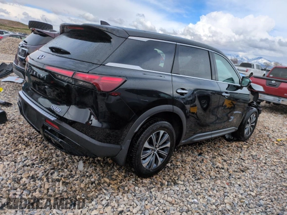 2025 Infiniti QX60 с VIN 5N1AL1ES8SC330302, выставлен на аукционе Copart как лот 51332675 с пробегом 29 797 миль миль и Списание • Salvage title. История ставок и продаж доступна на DreamBid. Изображение 3.