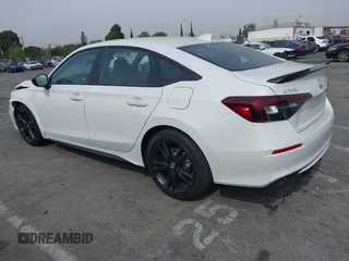 2025 Honda Civic Si with VIN 2HGFE1E52SH473243, listed as a IAAI auction lot 41680486 with 870 mi miles and . Bid and sale history available at DreamBid. Image 3.