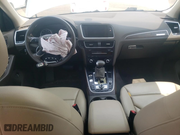 2014 Audi Q5 Premium Plus with VIN WA1LFAFP5EA014039, listed as a Copart auction lot 58669305 with Not provided miles and Salvage title. Bid and sale history available at DreamBid. Image 8.