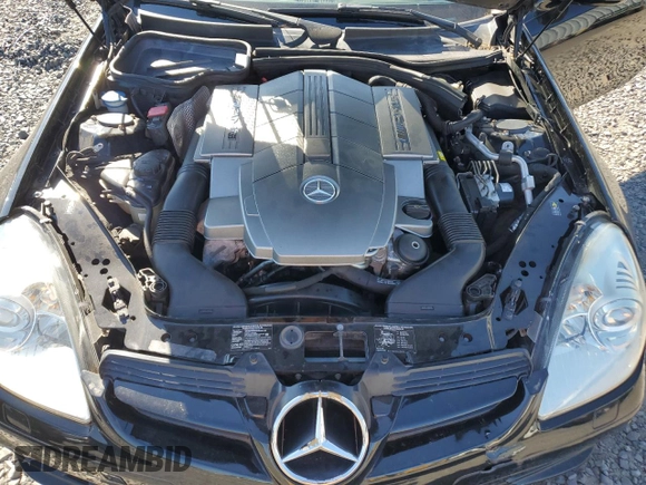 2007 Mercedes-Benz SLK-Class 5.5L AMG with VIN WDBWK73F67F150682, listed as a Copart auction lot 69413164 with 109,198 mi miles and Salvage Title. Bid and sale history available at carsss.com. Image 11.