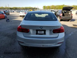 2016 BMW 3 Series 328i with VIN WBA8E9G58GNT47368, listed as a Copart auction lot 52443285 with 46,283 mi miles and Salvage Title. Bid and sale history available at carsss.com. Image 6.