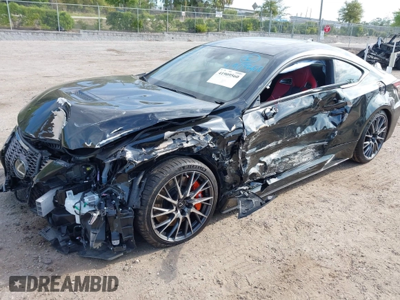 2022 Lexus RC F with VIN JTHDP5BC4N5008628, listed as a IAAI auction lot 41909560 with 40,367 mi miles and . Bid and sale history available at DreamBid. Image 18.