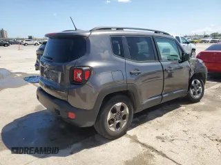 2017 Jeep Renegade Sport with VIN ZACCJAAB9HPF61383, listed as a Copart auction lot 54016175 with 87,598 mi miles and Clean title. Bid and sale history available at DreamBid. Image 3.