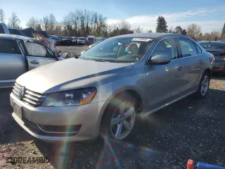 2012 Volkswagen Passat SE with VIN 1VWBP7A32CC084151, listed as a Copart auction lot 87729045 with 87,951 mi miles and Salvage Title. Bid and sale history available at carsss.com. Image 1.