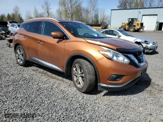 2015 Nissan Murano SL with VIN 5N1AZ2MH3FN235019, listed as a Copart auction lot 52046705 with 142,760 mi miles and Clean Title. Bid and sale history available at carsss.com. Image 4.