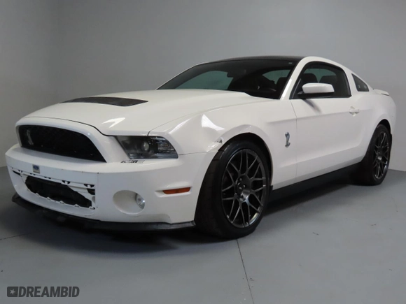 2011 Ford Mustang GT500 with VIN 1ZVBP8JS8B5154011, listed as a Copart auction lot 52013765 with 20,963 mi miles and Salvage Title. Bid and sale history available at carsss.com. Image 2.