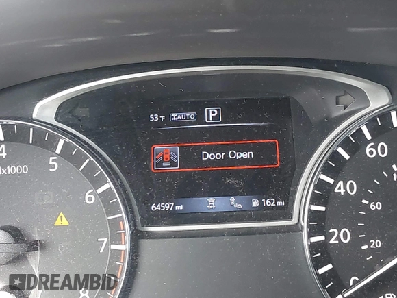 2019 Nissan Pathfinder SV with VIN 5N1DR2MM4KC579118, listed as a IAAI auction lot 42147973 with 64,597 mi miles. Bid and sale history available at carsss.com. Image 15.