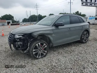 2020 Audi SQ5 Prestige z VIN WA1C4AFY8L2078484, wystawiony jako Copart lot #65362355 z przebiegiem 99 671 mil mil oraz Szkoda całkowita • Salvage title. Historia ofert i sprzedaży dostępna na DreamBid. Obrazek 1.